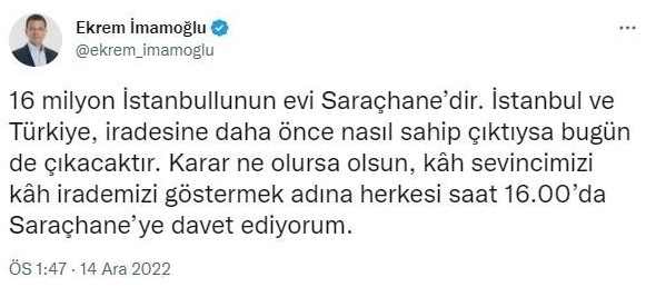 İmamoğlu 2 yıl 7 ay hapis cezası aldı! Kılıçdaroğlu Almanya'dan apar topar dönme kararı aldı!.